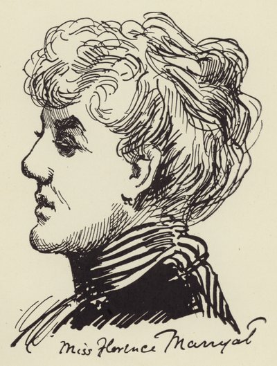 Srta. Florence Marryat de Harry Furniss