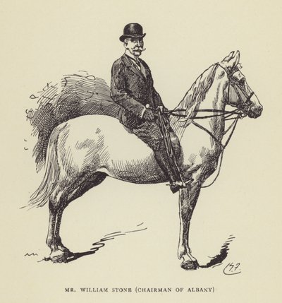 Mr William Stone, Presidente de Albany de Harry Furniss