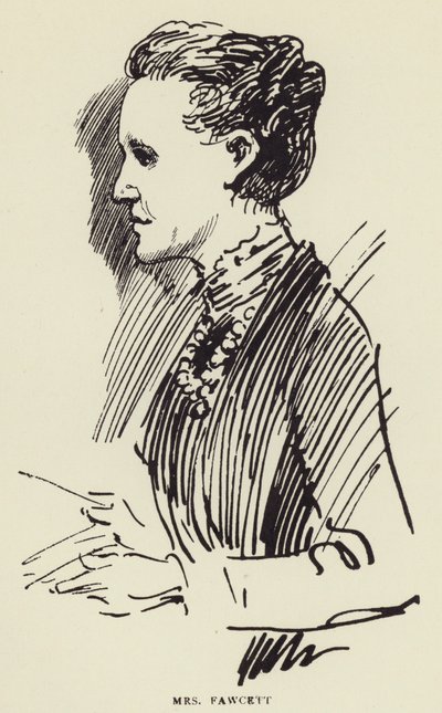 Señora Fawcett de Harry Furniss