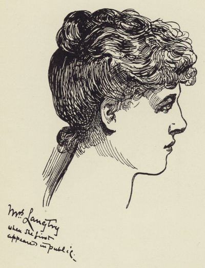 Sra. Langtry de Harry Furniss