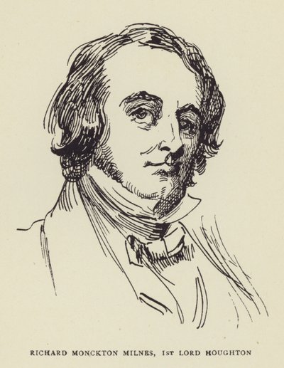 Richard Monckton Milnes, 1er Lord Houghton de Harry Furniss