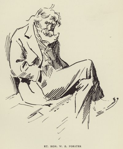 El Muy Honorable W E Forster de Harry Furniss