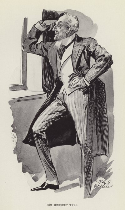 Sir Herbert Tree de Harry Furniss