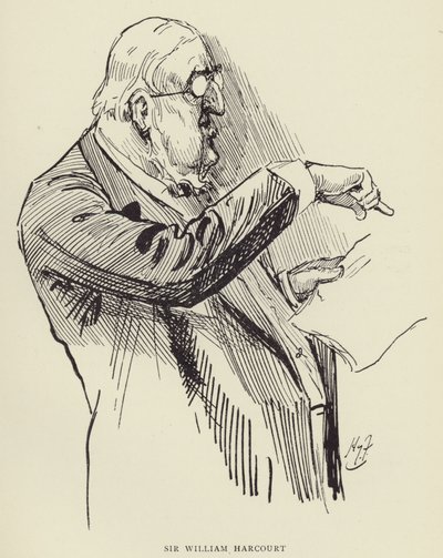 Sir William Harcourt de Harry Furniss