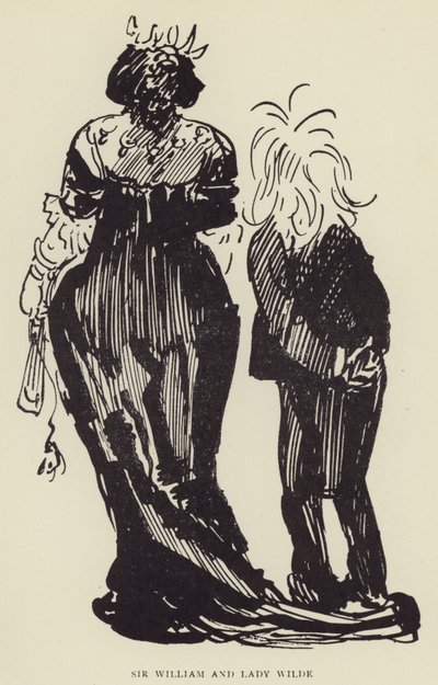 Sir William y Lady Wilde de Harry Furniss