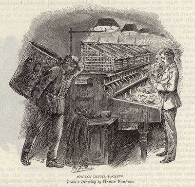 Clasificación de paquetes de cartas de Harry Furniss