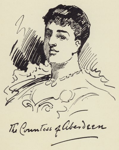 La Condesa de Aberdeen de Harry Furniss