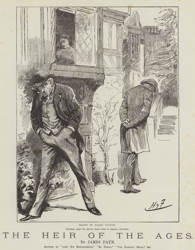El heredero de las edades, por James Payn de Harry Furniss