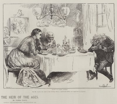 El heredero de las edades, por James Payn de Harry Furniss