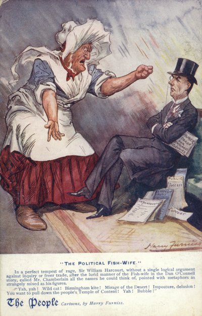 La pescadera política de Harry Furniss
