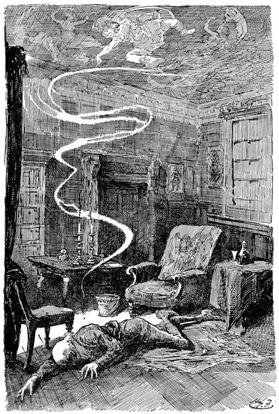 La muerte del Sr. Tulkinghorn, 1912 de Harry Furniss