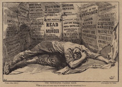 La sala acolchada del periódico de Harry Furniss