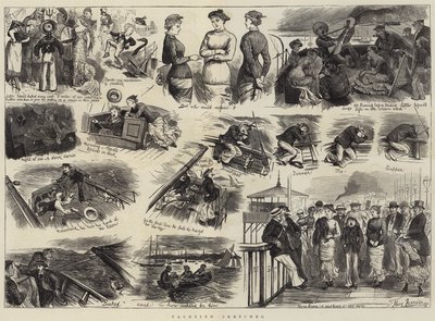 Bocetos de yates de Harry Furniss