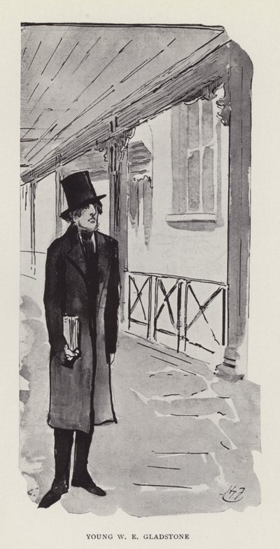 Joven W E Gladstone de Harry Furniss