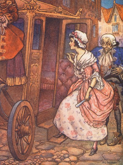 Las leyendas de Ingoldsby (litografía en color) de Harry George Theaker