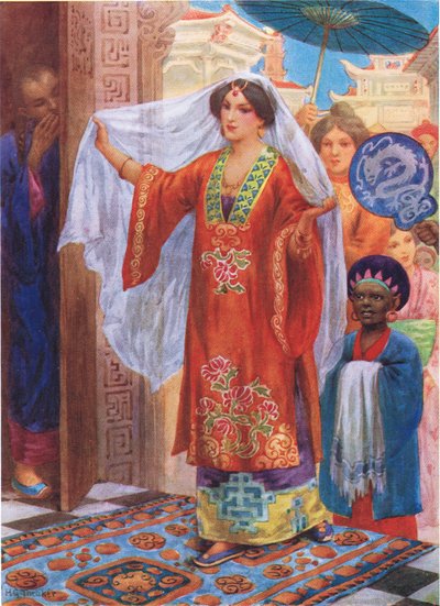 The Princess on her Way to the Bath, ilustración de "Children