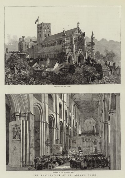 La restauración de la Abadía de St Albans de Harry Hine