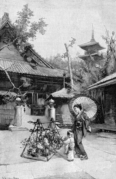 Un jardín en Tokio de Harry Humphrey Moore