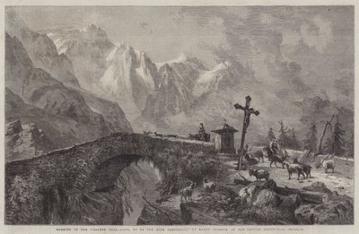 Mañana en el valle de Viescher, subiendo a los pastos altos de Harry John Johnson