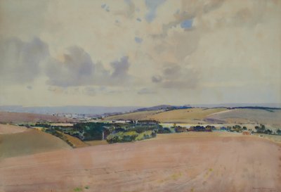 Paisaje, posiblemente los Downs de Harry Watson