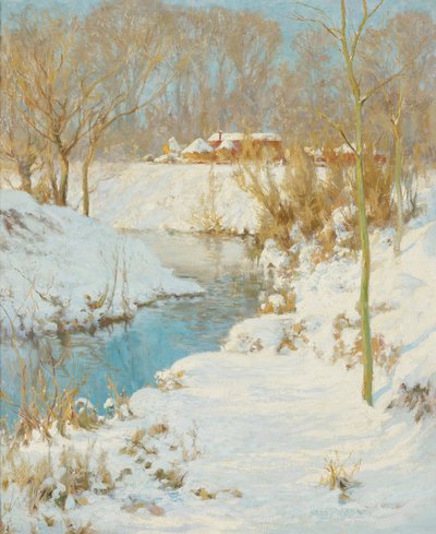Un sol de invierno, 1903 de Harry William Adams
