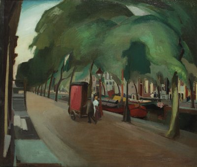 Canal con órgano (óleo sobre lienzo) de Harry or Harrie Kuyten