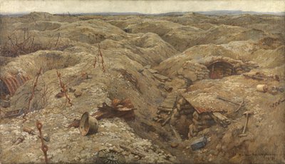 Desolación - Trincheras al norte de Lens de Harry van der Weyden