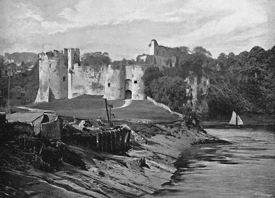 Castillo de Chepstow, c. 1896 de Harvey Barton