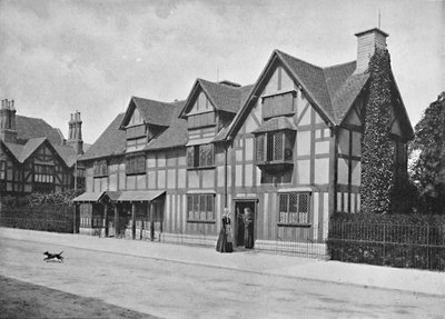 Casa de Shakespeare, Stratford-On-Avon, c1896 de Harvey Barton