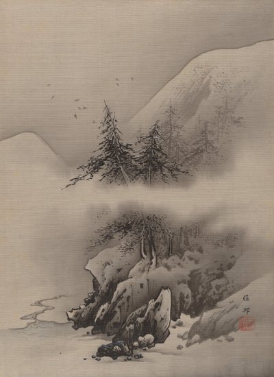 Paisaje nevado, ca. 1885-89 de Hashimoto Gaho