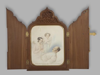 El Emperador Nicolás I en el lecho de muerte de Hau