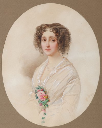 Retrato de Alexandra Mikhaylovna Chelishcheva de Hau