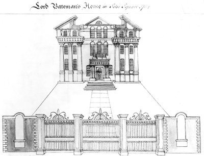Casa de Lord Bateman en Soho Square, 1764 de Haynes King