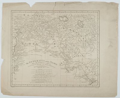 El Éufrates y el Tigris del Atlas de D