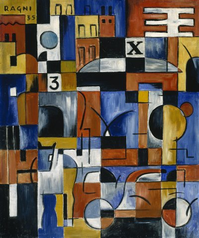 Paisaje constructivo de Montevideo de Héctor Ragni