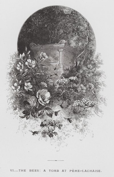 El insecto: Las abejas, una tumba en Père-Lachaise de Hector Giacomelli