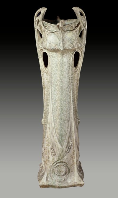 Art Nouveau: Jardinera alrededor de 1902-1903 hecha por Hector Guimard, siglo XX. Sèvres, Museo Nacional de Cerámica de Hector Guimard