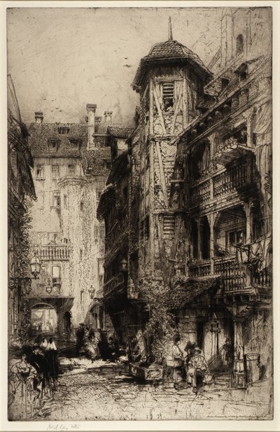 Cour de Corbeau, Estrasburgo de Hedley Fitton