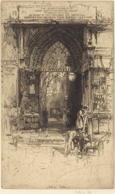 San Bartolomé el Grande, Smithfield de Hedley Fitton