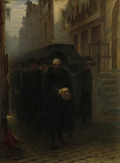 Un funeral judío de Hein Burgers