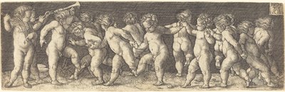 Niños bailando de Heinrich Aldegrever