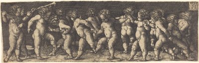Niños bailando, 1535 de Heinrich Aldegrever