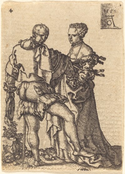 Pareja Bailando de Heinrich Aldegrever