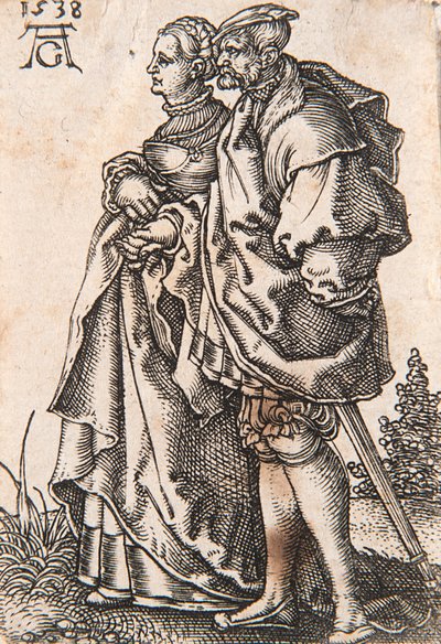 De la serie Los pequeños bailarines de bodas de Heinrich Aldegrever
