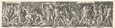 Aníbal luchando contra Escipión de Heinrich Aldegrever