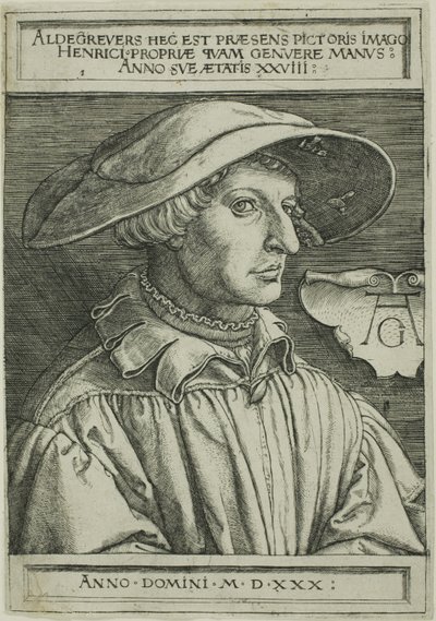 Heinrich Aldegrever, a los 28 años de Heinrich Aldegrever
