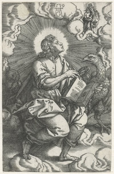 johannes Cuatro evangelistas (título de la serie) de Heinrich Aldegrever