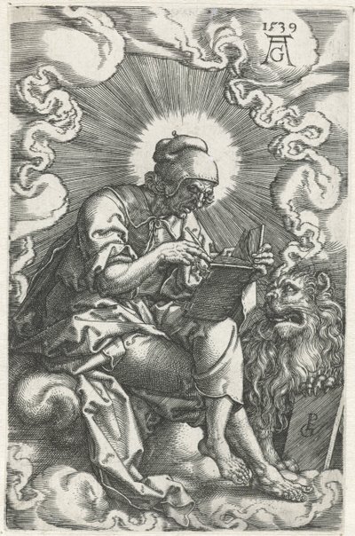 marcus Cuatro evangelistas (título de la serie) de Heinrich Aldegrever