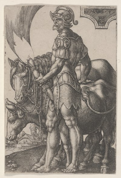 Marte, c.1533 de Heinrich Aldegrever