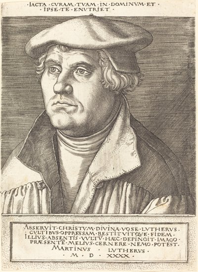 Martín Lutero de Heinrich Aldegrever